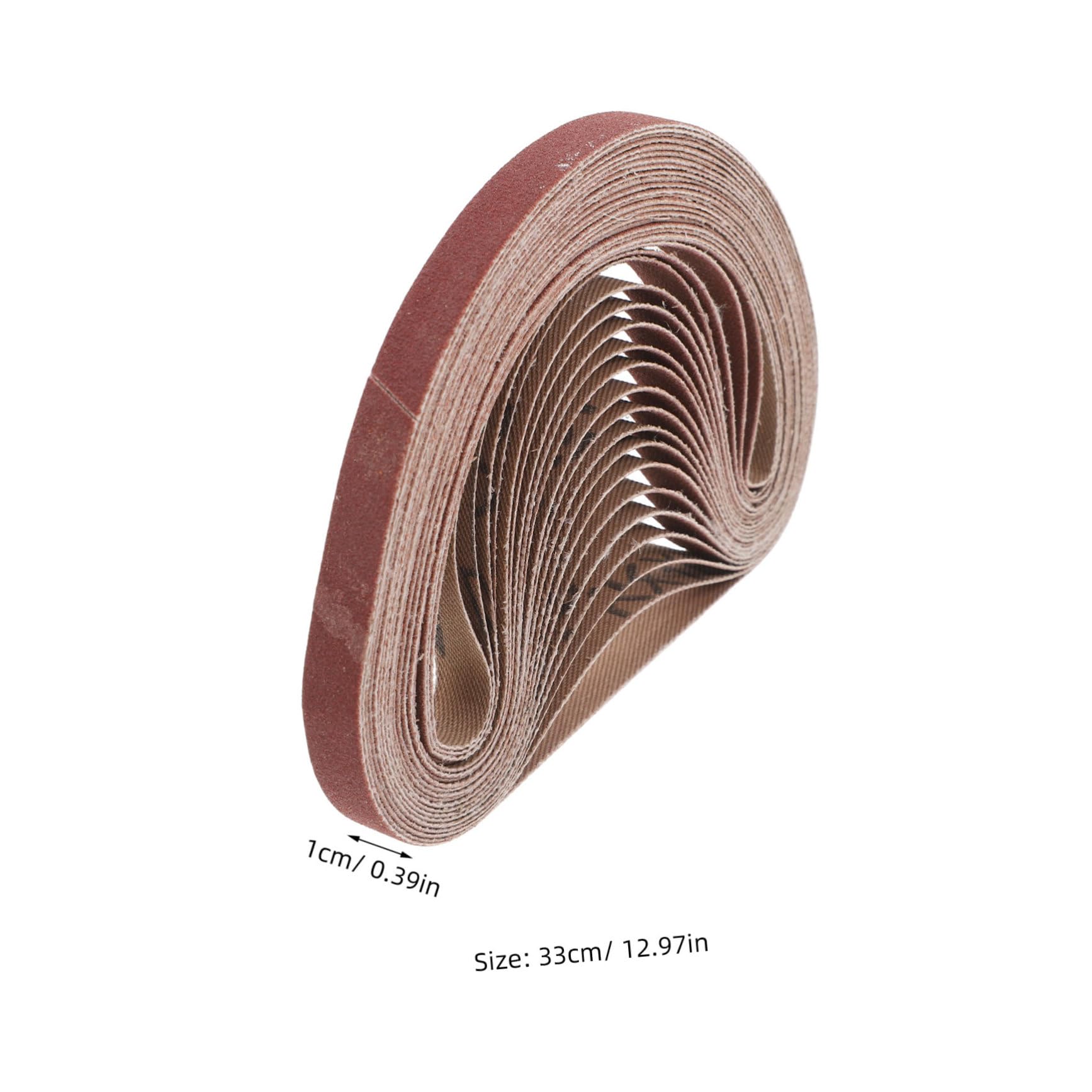 STOBAZA Edge Sanding Precision: 20pcs Aluminum Oxide Sandpaper Belts 240 Grit for Belt Sanders Universal Fit
