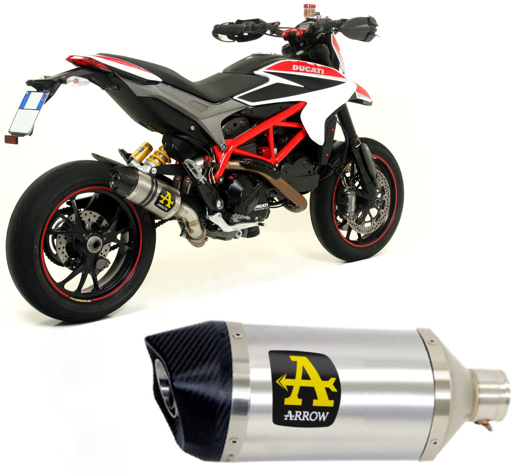 Evita multas e incrementa potencia con el escape Arrow homologado para Ducati Hyperstrada 939 3