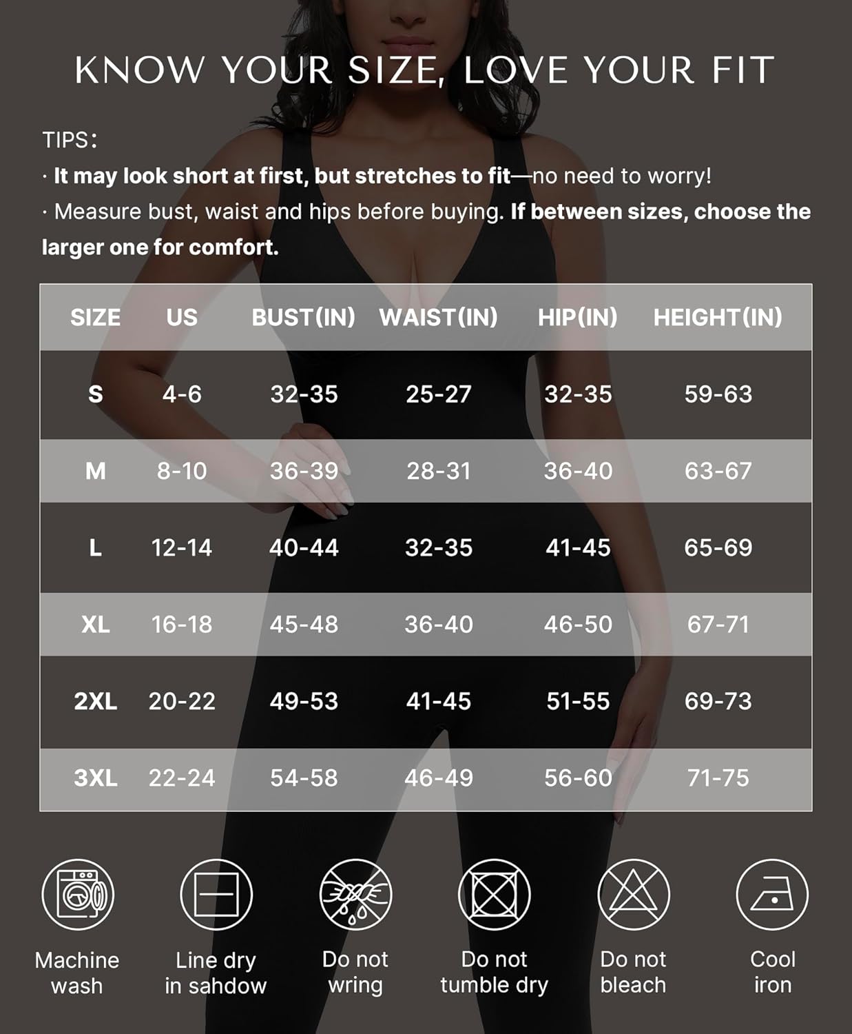 SHAPELLX Tummy Control Workout Jumpsuits for Women One Piece Comfy Yoga Outfits V Neck Sleeveless Bodycon Pants Romper - Image 6