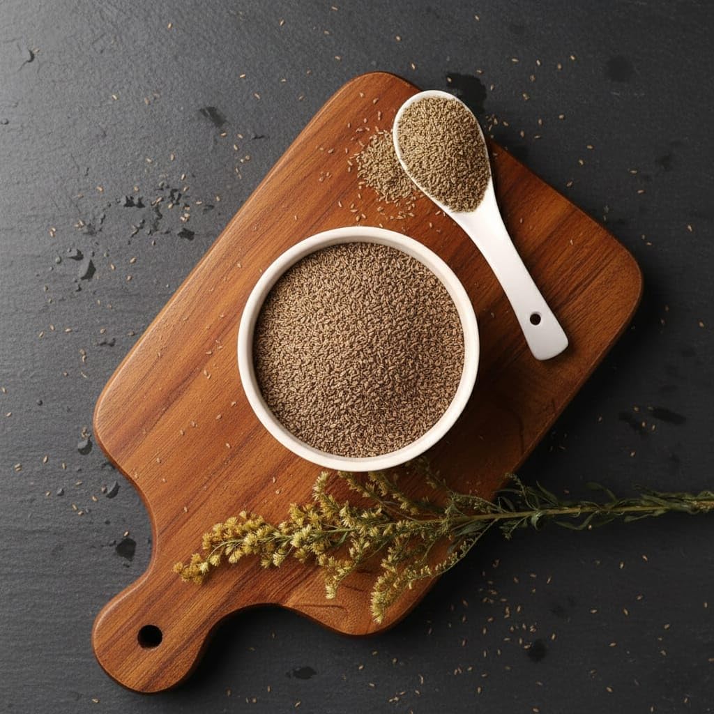 Ajwain Seed, Carom Seed, Vegan, Indian Origin, No Preservatives, Additives, & Fillers, 200 Gram