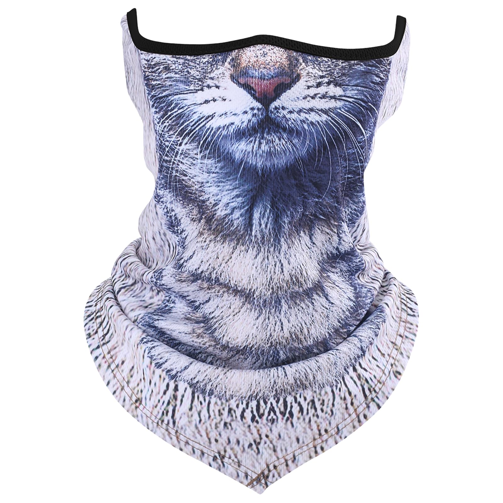 Cat Neck Gaiter Dog Balaclava Halloween Face Mask Cute Full Face Hood Mask Animal Ski Mask for Men