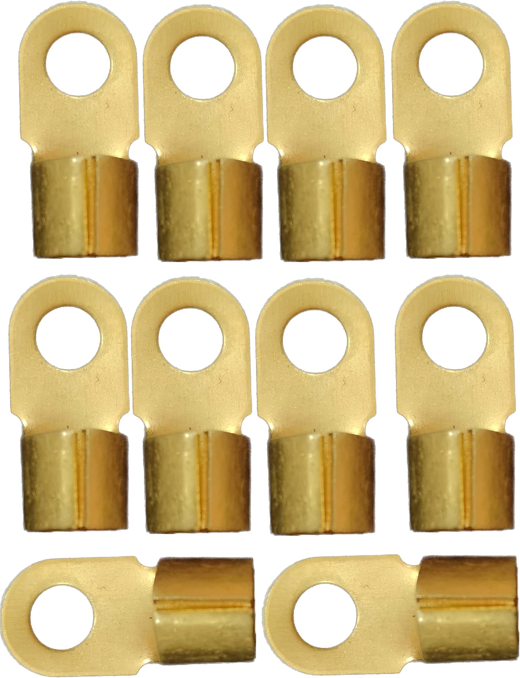 ESolution Copper Ring lugs Heavy Duty 500Amp Suitable for Battery Inverter Welding Machine and Other Crimping Purpose and Terminal (Pack of 10)