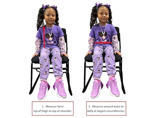 Miniatura 43 de RideSafer Asiento portátil para auto, compacto ligero, azul, perfecto para los viajes y la seguridad diaria de los niños, S color azul