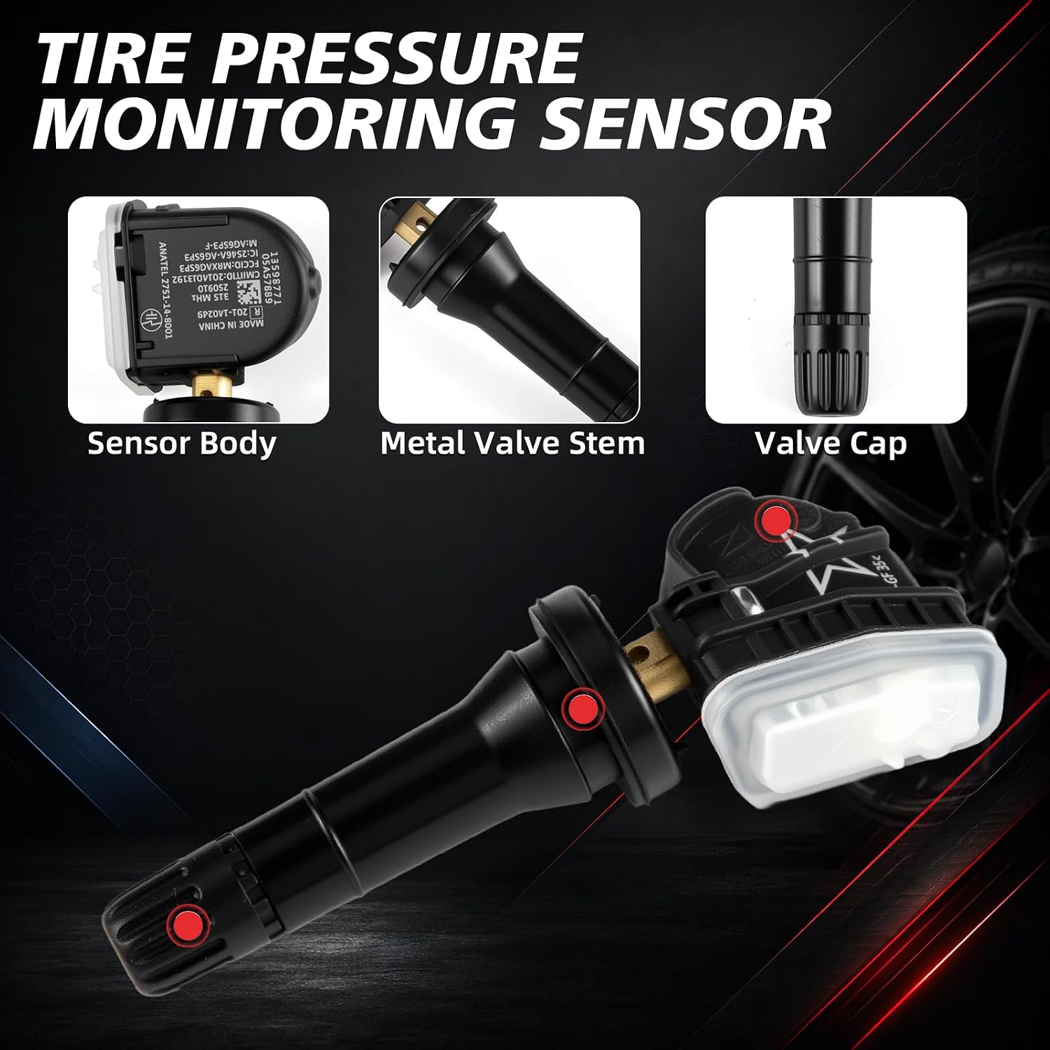 TPMS Sensor Pre-Programmed Fits Cadillac Escalade Xts Cts