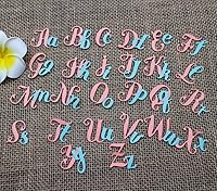 Vista 3 de 26 troqueles de corte de letras mayúsculas, minúsculas, 26 troquelados del alfabeto, plantillas de metal en relieve, molde de plantilla