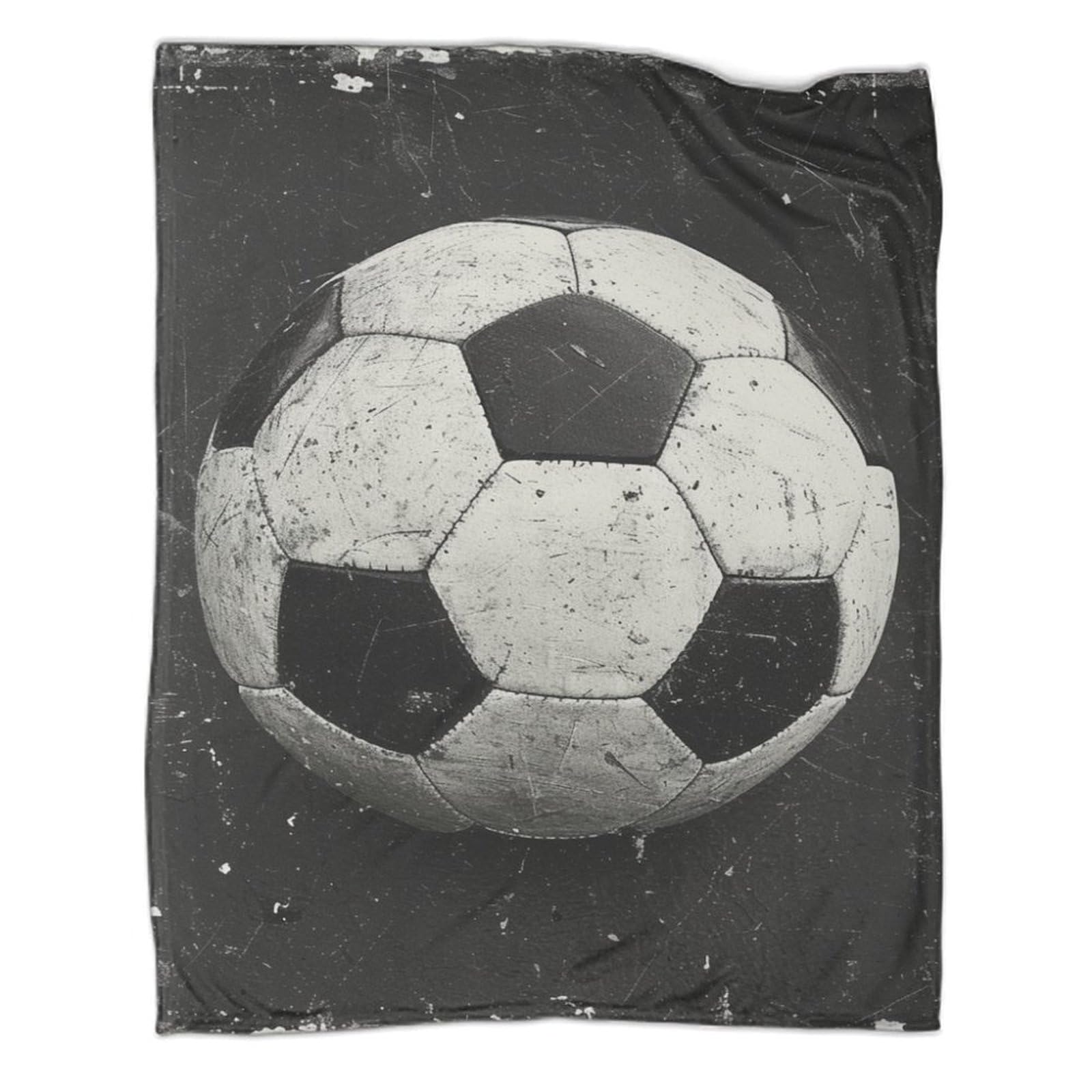 Plaid de voyage football chaud et moelleux pour des soirées cocooning au salon