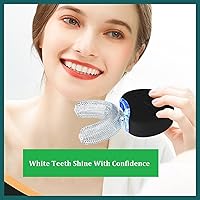 Vista 5 de VIDECOR Cepillo de dientes ultrasónico, cepillo de dientes automático en forma de U de 360°, IPX7, resistente al agua, cepillo de dientes eléctrico