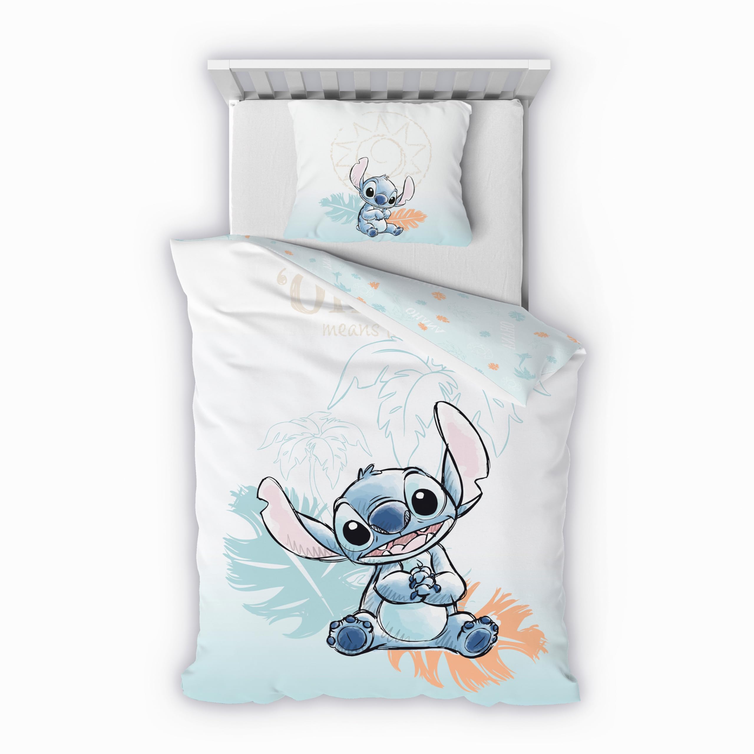 Träumschön Disney Lilo & Stich Bettwäsche aus 100% Baumwolle 2tlg. 135x200