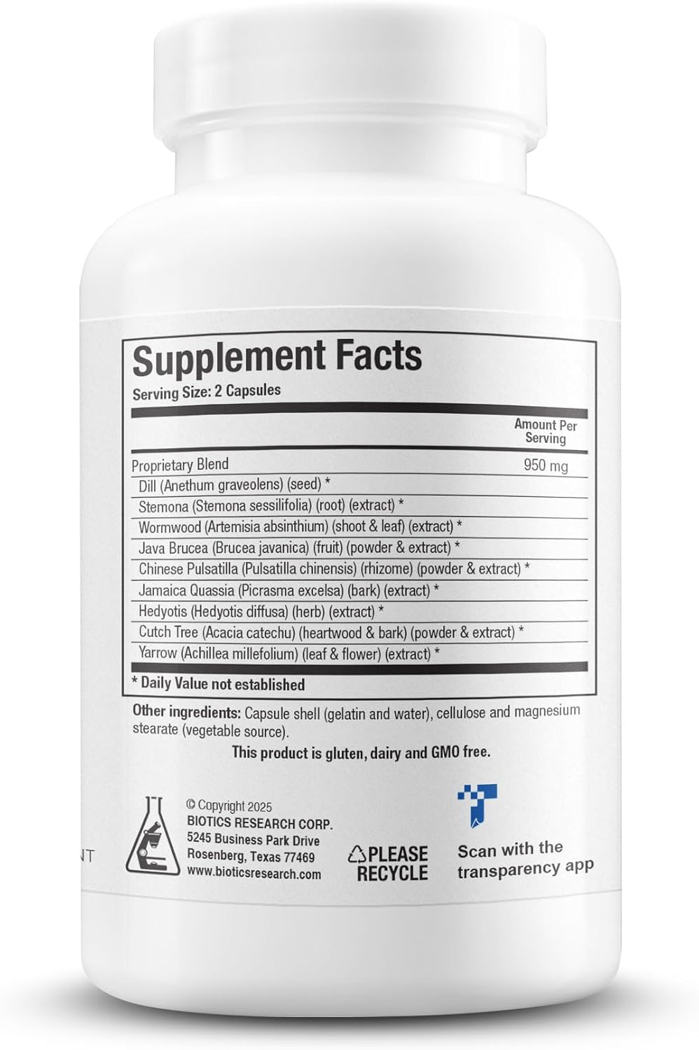 Biotics Research Dysbiocide Synergistic Botanical Blend Supports Normal Gut Health for Women & Men - Digestive Health Supplement - Supports Balanced Gut microbiome - 120 Capsules - Image 4