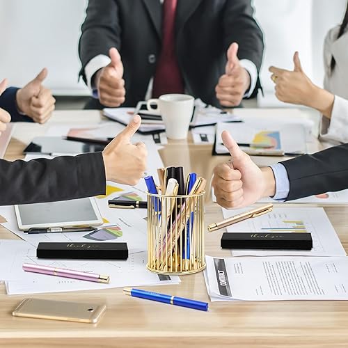 Miniatura 6 de PerKoop Juego de 10 bolígrafos inspiradores con cajas de regalo, regalos de agradecimiento a los empleados a granel para compañeros de trabajo,