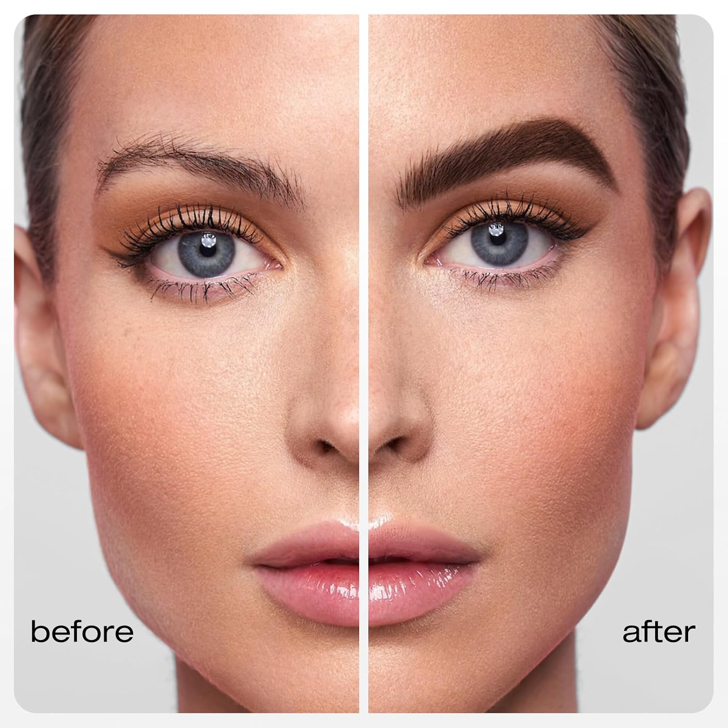 Boobeen Brow Pencil Angled Brush & Dip, Waterproof Liquid Eyebrow Brush, Long Lasting Brow Pencil for Beginners, Effortlessly Create Real Looking Brows 02