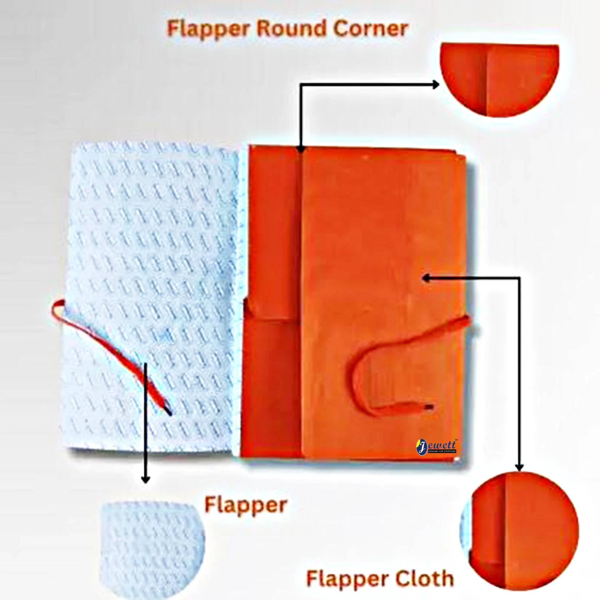 Jewett Four Flap File A4 FS Size Premium Heavy Cardboard Four Flap