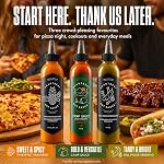 Heartbeat Hot Sauce – Fan Favs Box Set | Pineapple Habanero, Camp Sauce & Dill Pickle Serrano | Small-Batch Canadian Hot Sauce Gift Box with Taste-Tester Card (3 x 177 mL)
