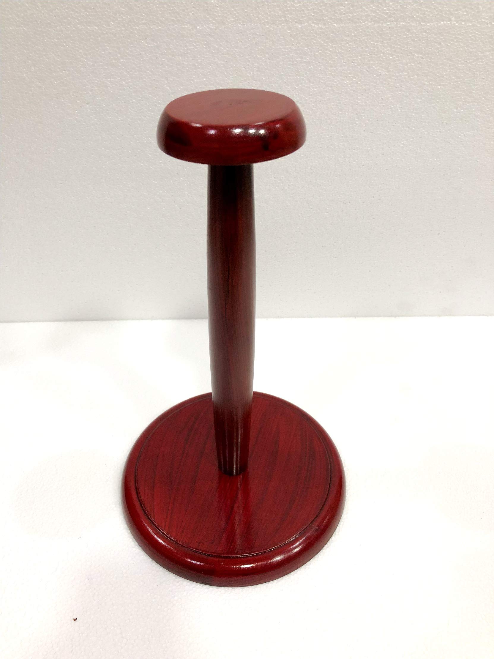 Antique Casque médiéval romain Centurion vintage armure rouge crête plume spartiates avec support en bois