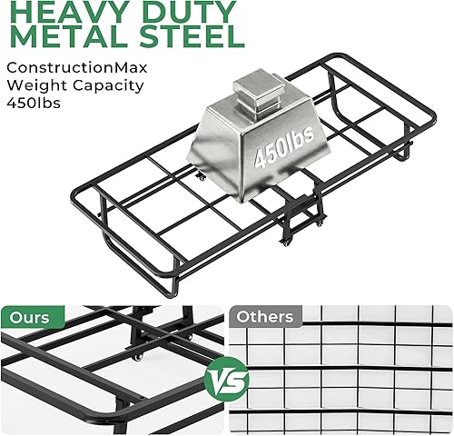 Vista 6 de Cama plegable con colchón de 2.2 pulgadas, marco de tamaño cuna de 71.5 x 32 pulgadas, cama de invitados portátil enrollable con colchón de espuma
