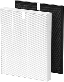 AP-1512HHS True HEPA Replacement Filter Compatible with Coway Airmega AP-1512HHS Air Purifier, 2 Piece Set HEPA Filter and Carbon Filter