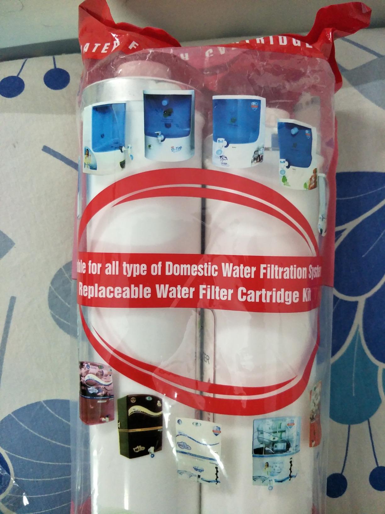 Hi-Tech RO Filter Set Pre Carbon Filter and Sediment Filter & 75 GPD RO ...