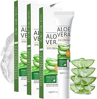Crema hidratante de gel de ojos de aloe vera,...