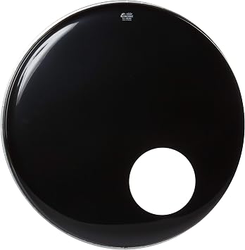 Remo Encore Ambassador Ebony Bass Drum with Soundhole 22 Inches EN-1022-ES