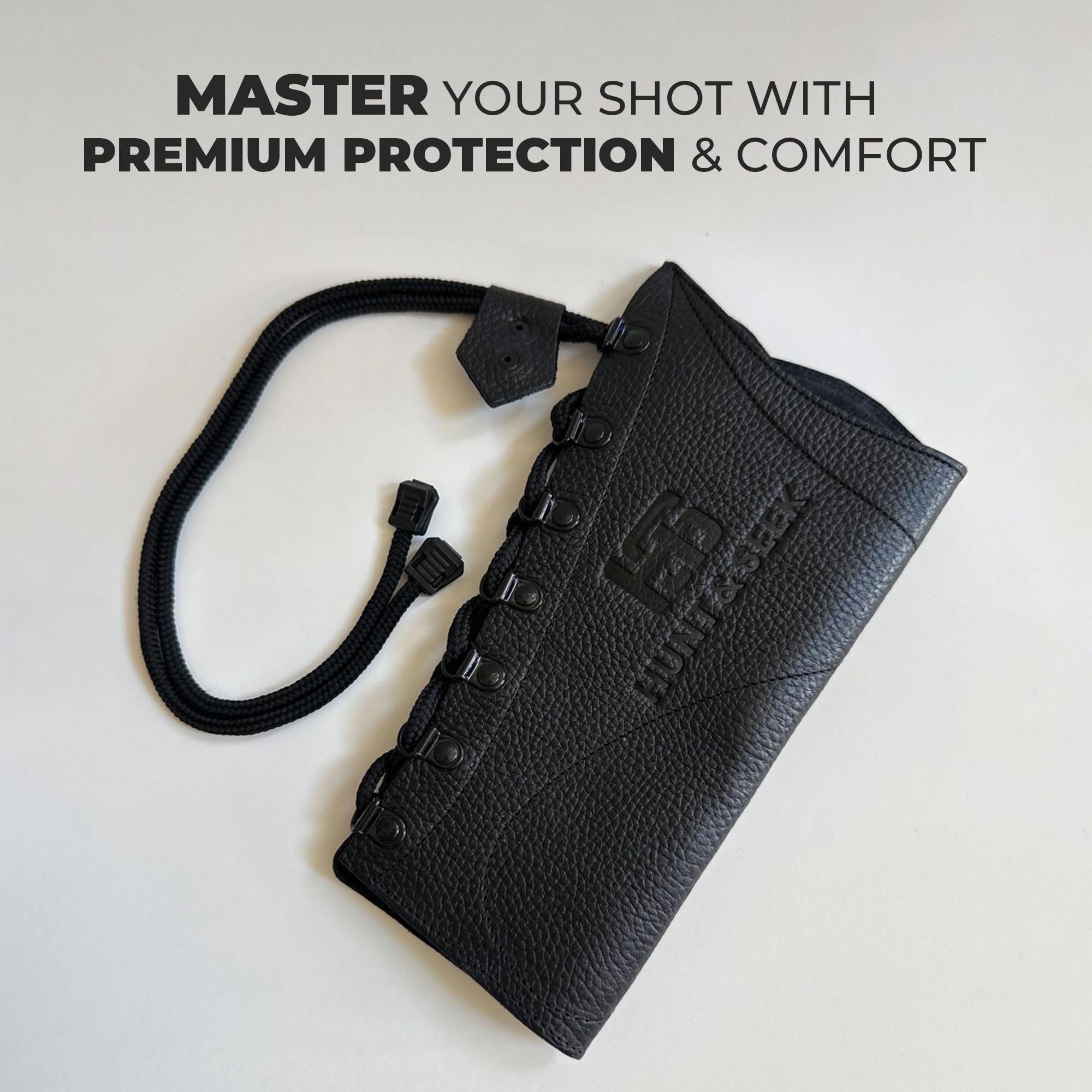 Protector de brazo de cuero hecho a mano para mujeres y hombres, protector ajustable y ligero para caza, tiro al objetivo, unisex para jóvenes y adultos, protector de antebrazo de cuero unisex