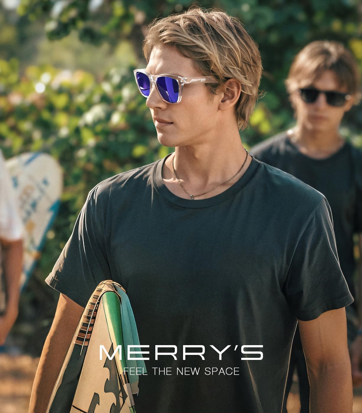 MERRY'S Classic Square Polarized Sunglasses For Men Women Fashion Trend Sports Sunglasses S9013