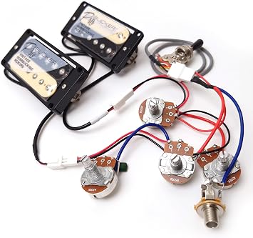 ProBucker النيكو 2 Humbucker بيك اب مجموعة حمار وحشي لجيبسون ليه بول بيك اب، الرقبة والجسر بيك اب مع 2-الموصلات محطات اتصال سريع، 2 V2T تسخير الأسلاك، خمر لهجة الترقية