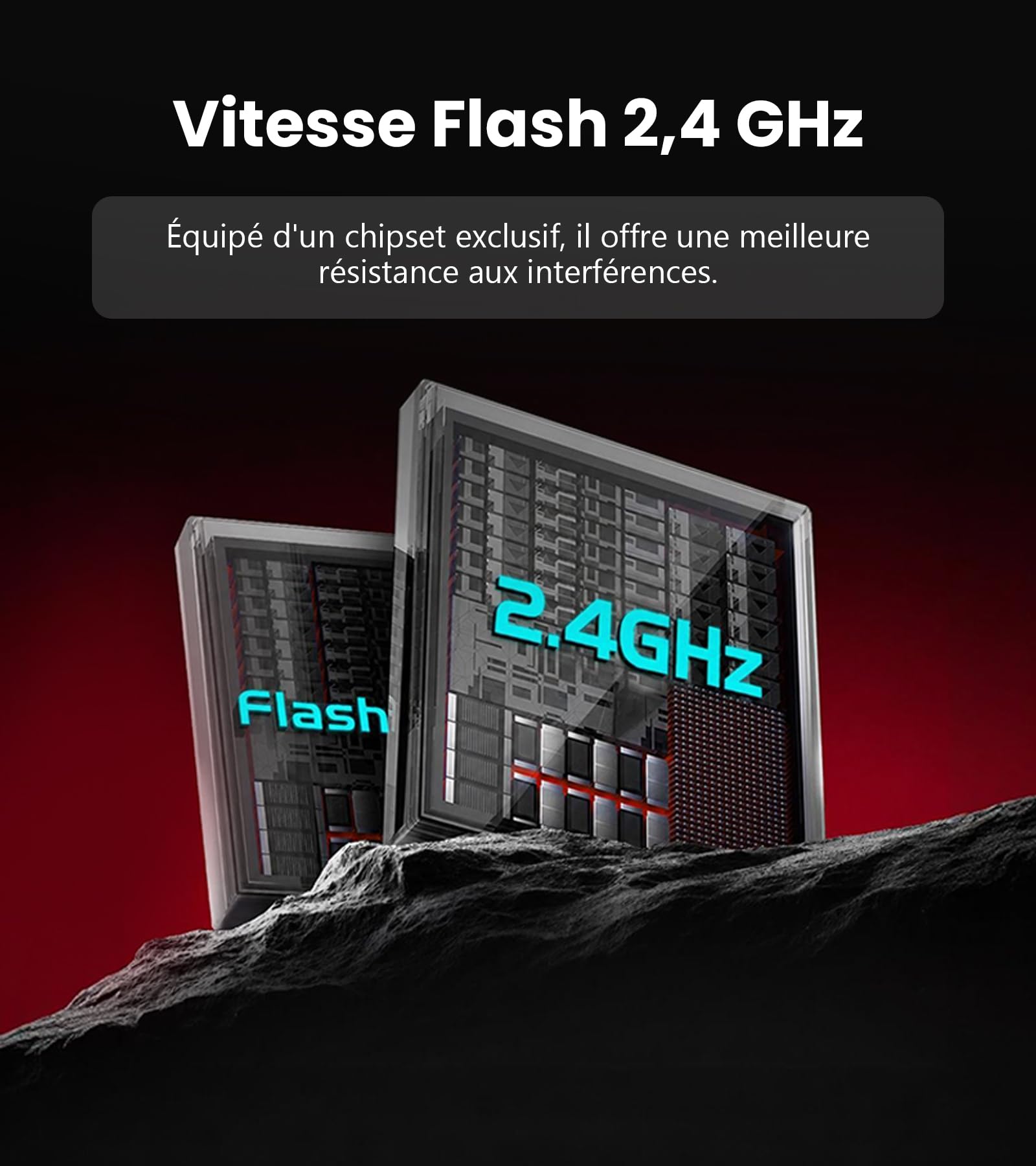 Edifier G5 Max Casque Gaming sans Fil THX Spatial Audio, Gris Sidéral | Driver Pen 53mm – Autonomie 305h, Audio HD sans Fil/Filaire, 2,4GHz/Bluetooth 6.0/Filaire, Micro détachable，4 Modes