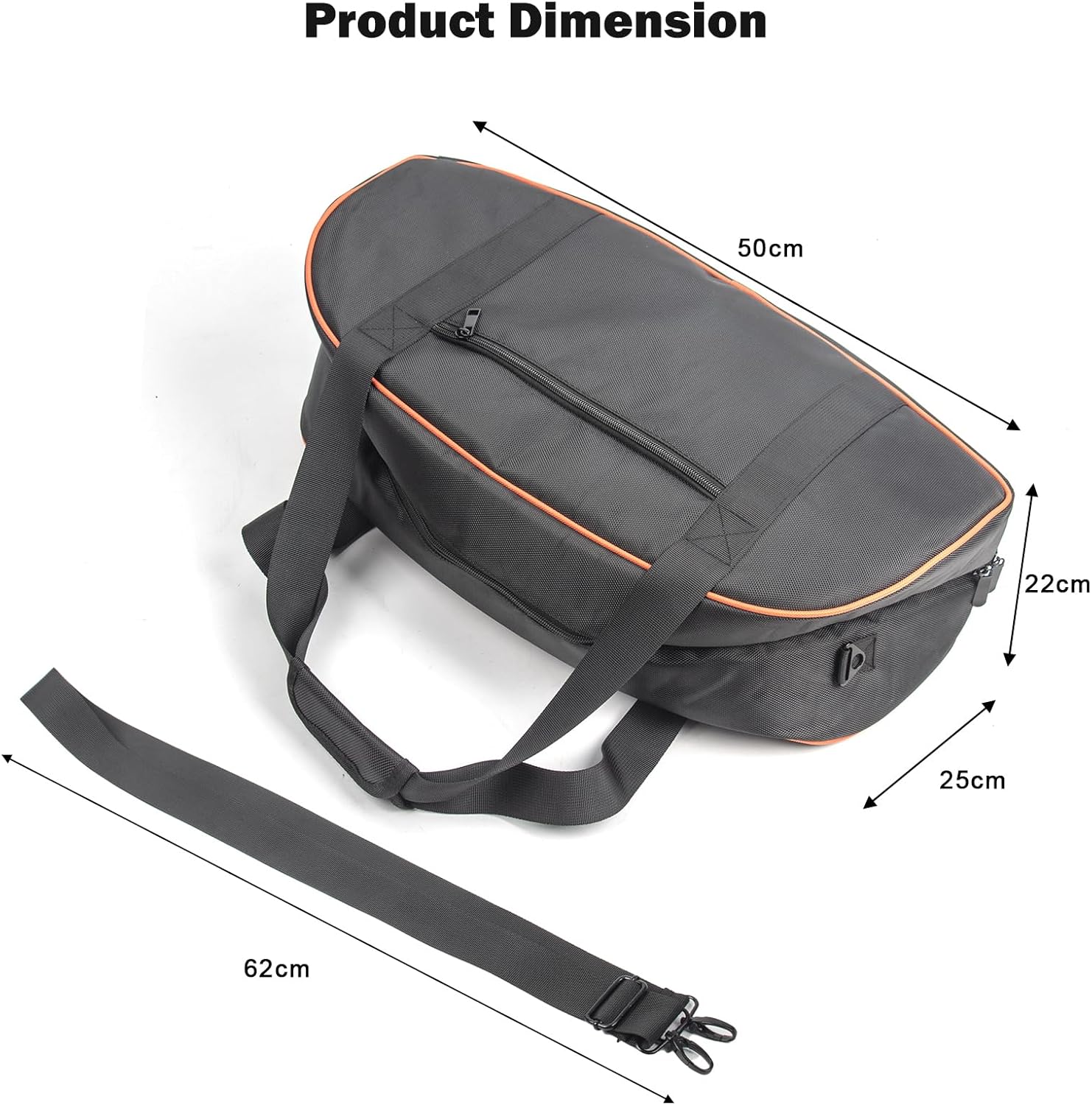 Carrying Case Compatible with JBL Boombox 4, Protective Travel Bag with Shoulder Strap, Shockproof Padded Cover for JBL Boombox 3 with Side Pocket