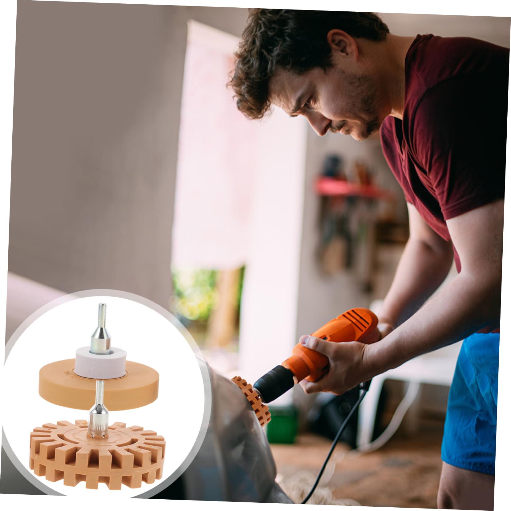 GLEAVI 10stücke Eraser Wheel Klebereste Entferner Für Auto Radiergummi Radierer Für Aufkleber Und Farben Langlebig Und Für Und Andere Anwendungen