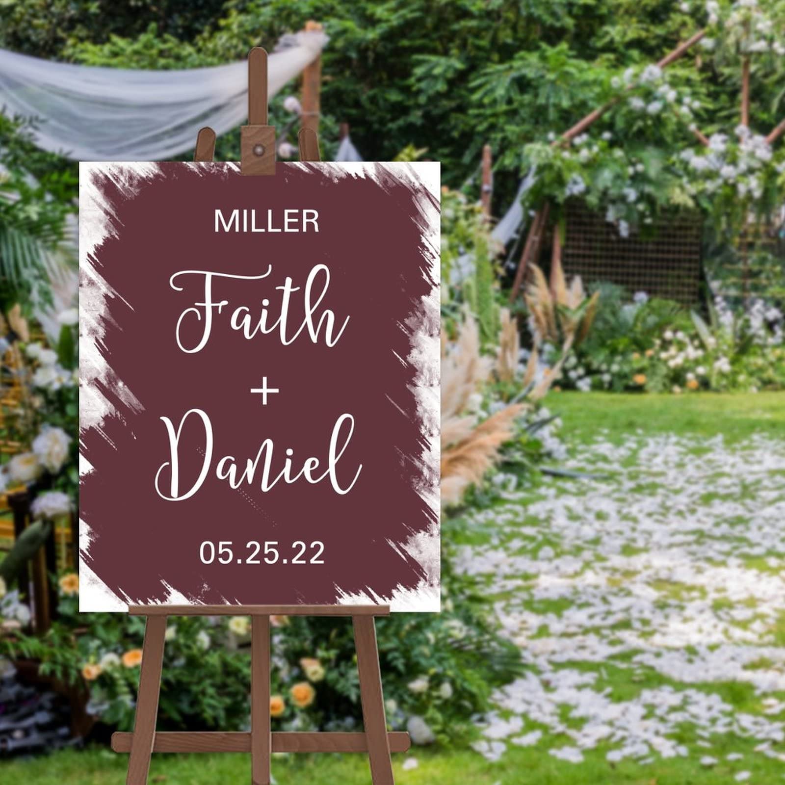 Panneau de bienvenue mariage et crémaillère pour sublimer l'entrée de votre fête