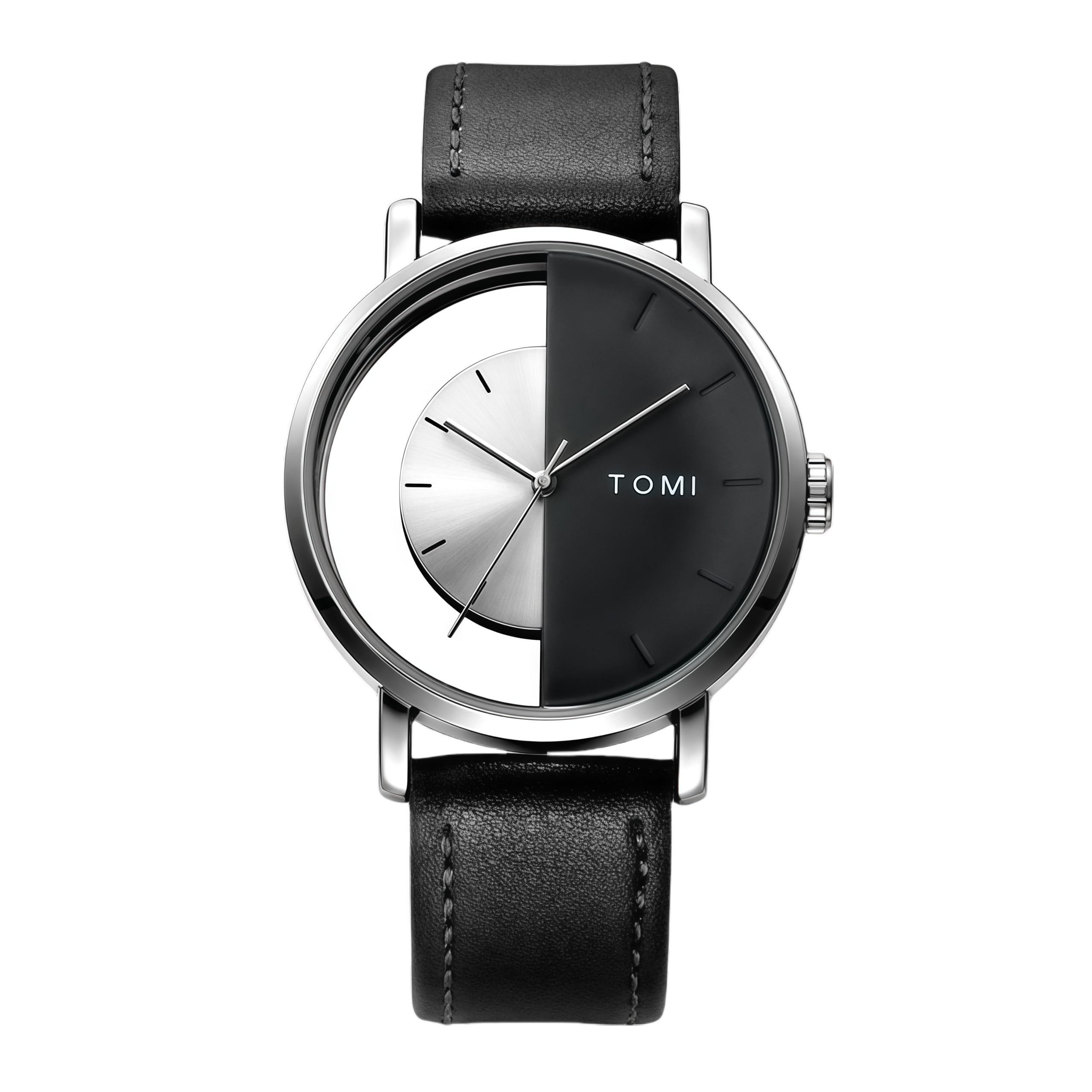 Montre à quartz unisexe mode décontractée montre-bracelet étanche classique
