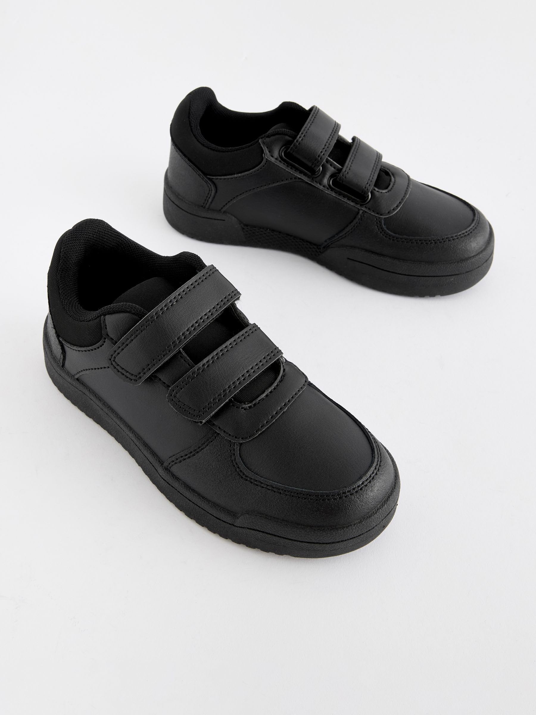 NEXT Niños Zapatos Escolares con 2 Tiras de Cierre con un Toque