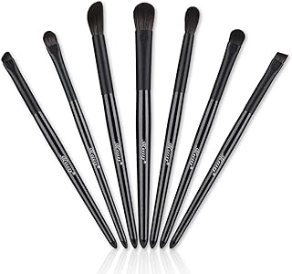 EVRCHGIEA Eye Makeup Brushes, Eyeshadow Brush Set with Soft Synthetic Hairs & Bright pearl wood handle Wood Handle for Eye...