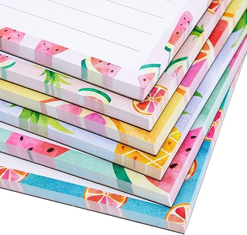 Miniatura 9 de paquete de 6 unidades de blocs de notas magnéticos por Juvale