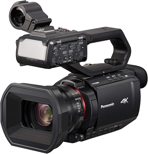 Panasonic X2000 4K Professional Camcorder with 24x Optical Zoom, WiFi HD Live Streaming, 3G SDI