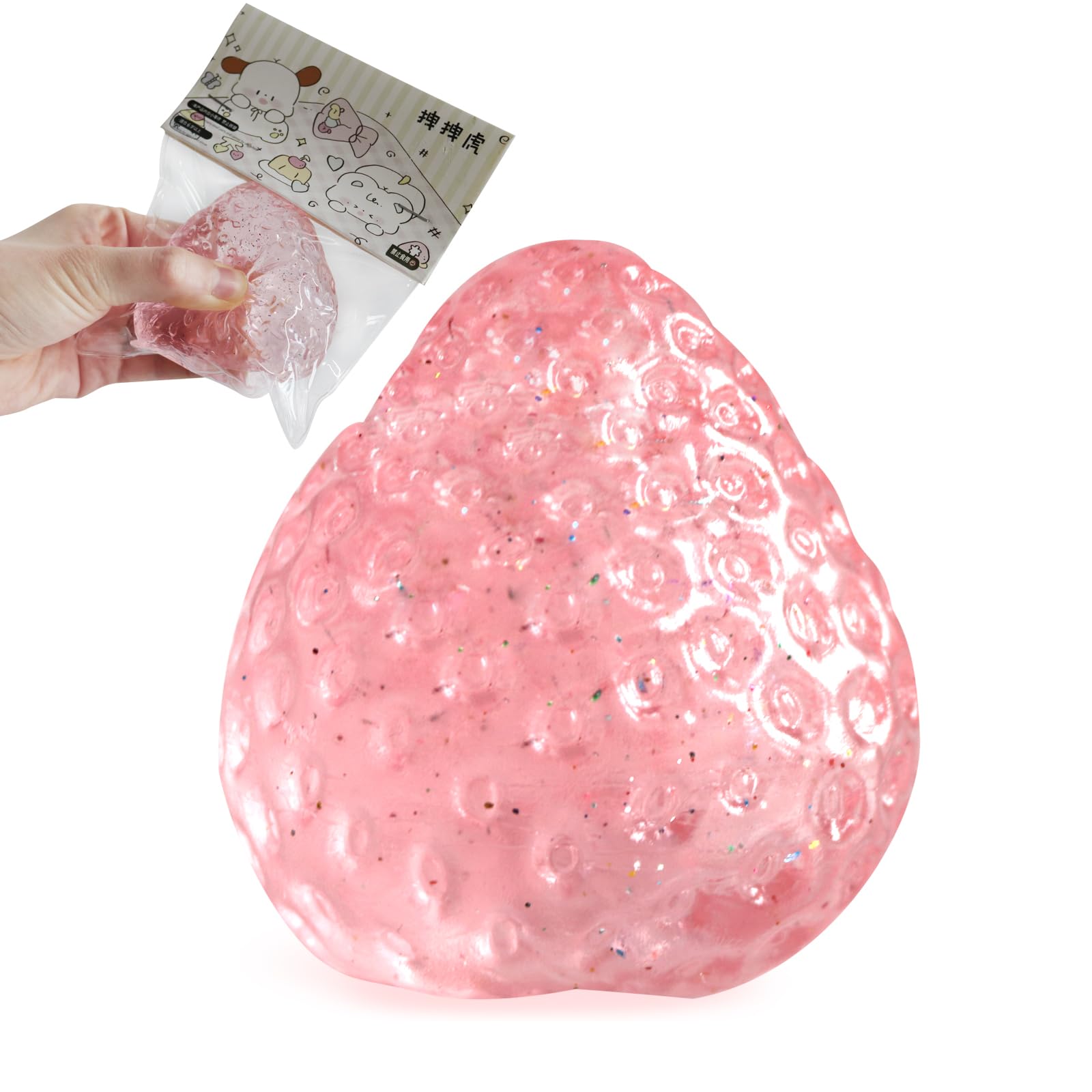 Strawberry Taba Squishy Toys|Cute Strawberry Squishy Squeeze Toys|Kawaii Strawberry Squishies Toy| Fidget Squishies Stress-Reducing Toys|Valentines