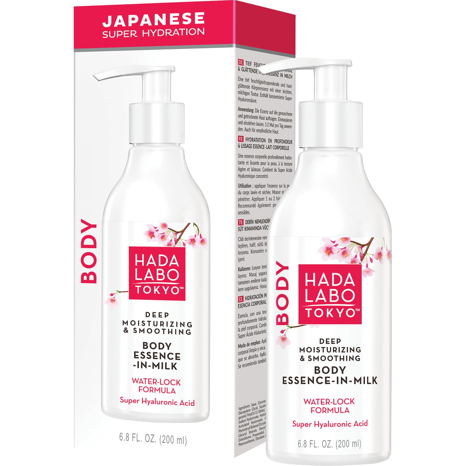 Hada Labo Tokyo Deep Moisturising & Smoothing Body Essence-in-Milk 150ML
