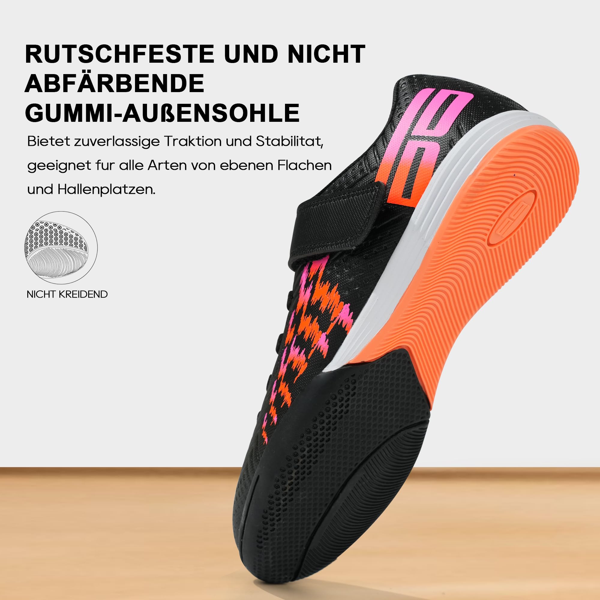 Scarpe da Calcio Indoor per Bambini Futsal - Sneakers da Calcio per Ragazzi e Ragazze