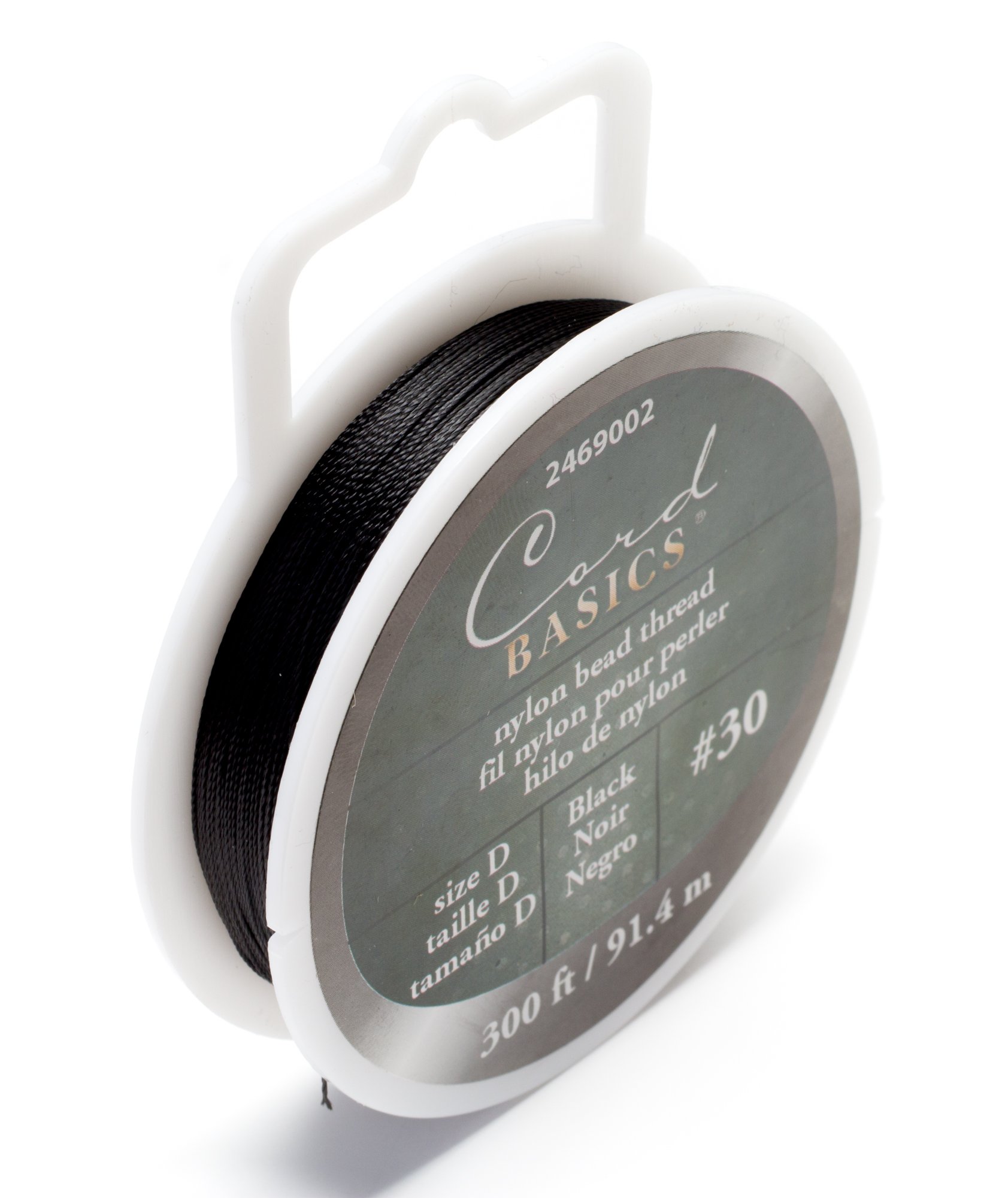 Cousin 300 ft. Black Nylon Bead Thread