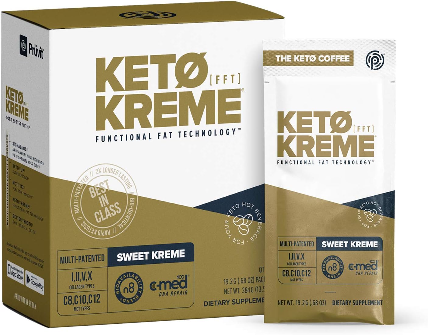 PRÜVIT Keto//Kreme 20 Sachets