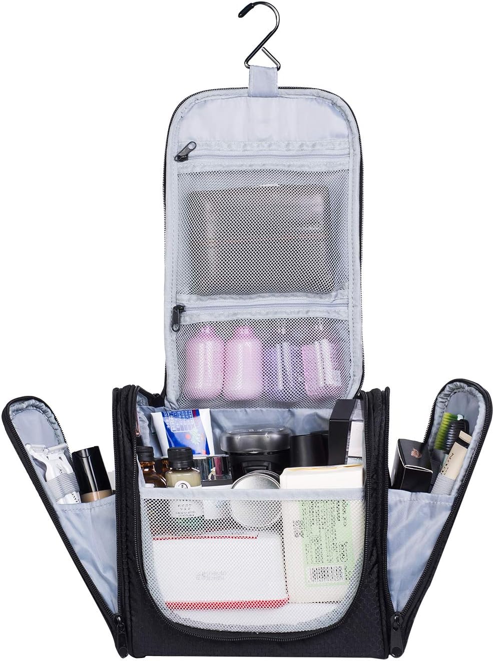Deluxe Hanging Toiletry Bag: Travel Toiletry Organizer Bag for Home, Trips, Hotel & Holidays|Personal Waterproof Zippered Luggage Toiletry Bag|Top Gifting Idea For Men & Women