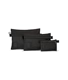 Accessory Bag 3 Piece Bundle&comma; Travel Organizers for Smaller Items&comma; Durable Storage Pouches &lpar;Black&sol;Black&sol;Black&rpar;