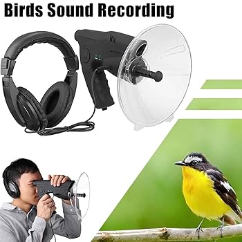Aazon.co: Outdoor Bird Listening Device - Bionic Ear - Parabolic Icrophone - Long Range