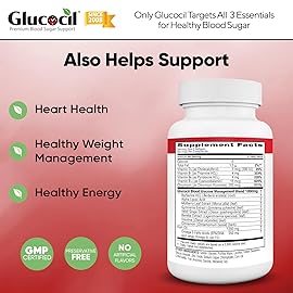 Glucocil - Softgels - Premium Blood Sugar Support - Over 2 Million Bottles Sold - Supports The 3 Essentials for Healthy Blood Sugar - Since 2008, with Berberine, Proprietary Mulberry Leaf, and More