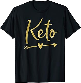 Cute Arrow And Heart Dark Yellow Keto T-Shirt