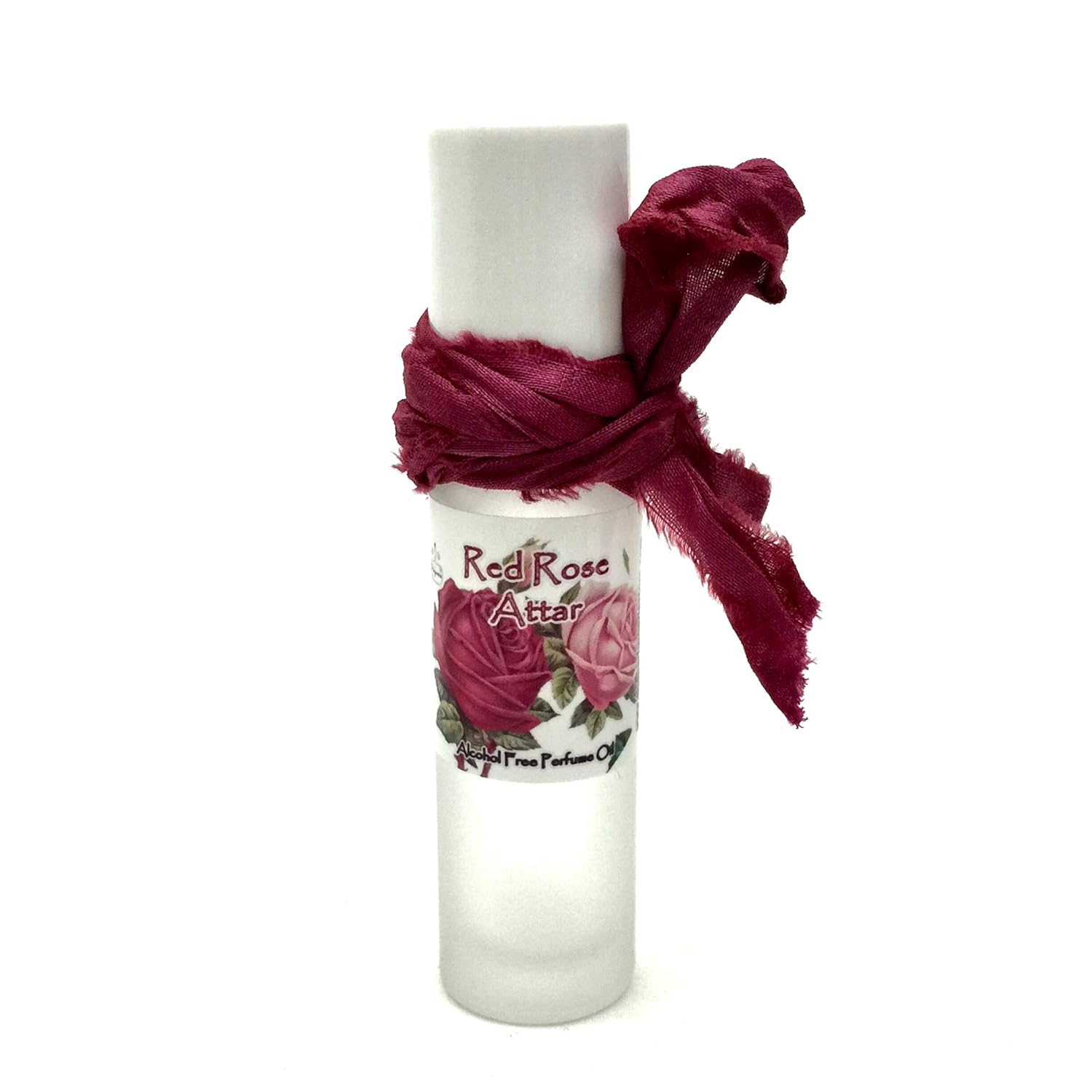 The Parfumerie 1/3 oz. Bottle of Red Rose Attar Grade A Perfume Oil Alcohol Free 10ml (10 ML Rollon)