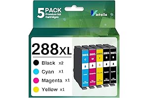 288XL Combo Pack Remanufactured Ink Cartridges Replacement for Epson Expression Home Printer