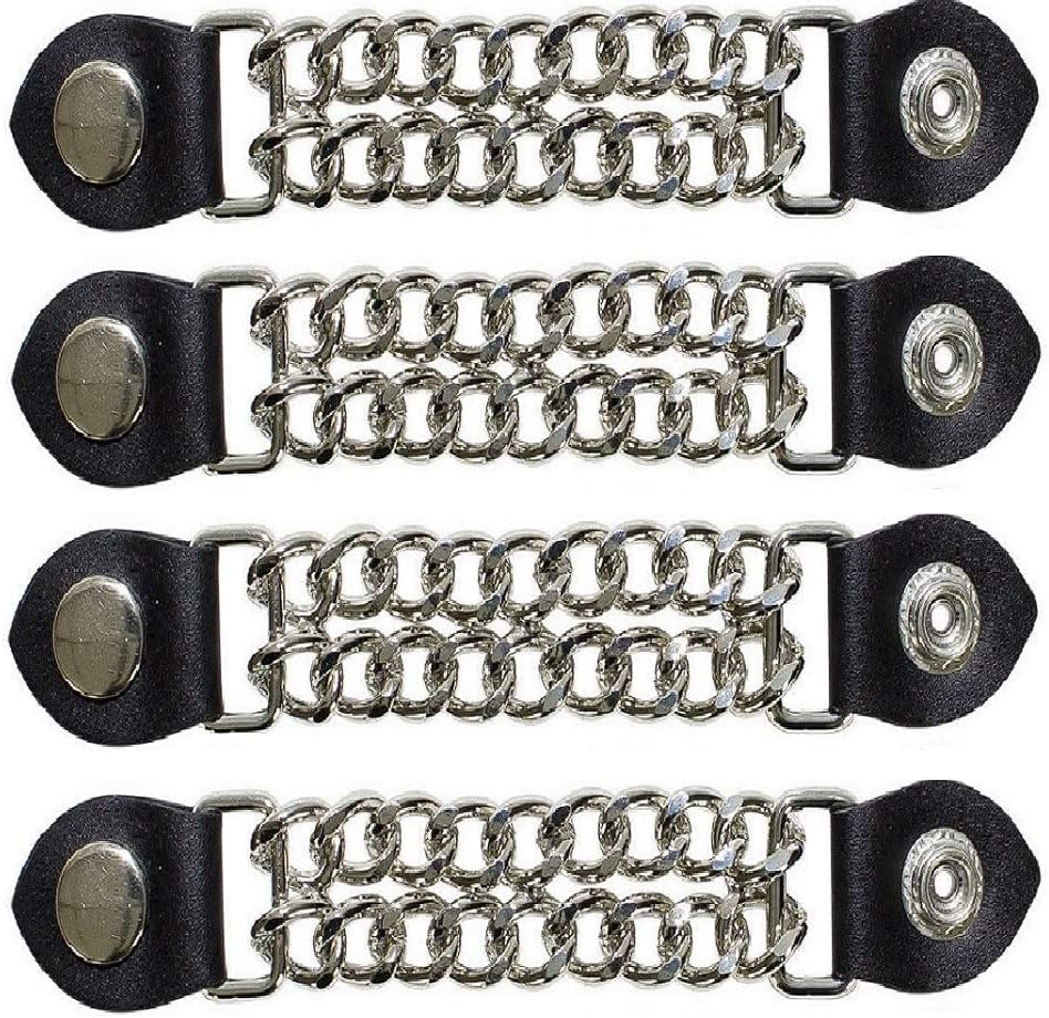 Motorcycle Leather Vest Button Chain Extender Set Nigeria Ubuy