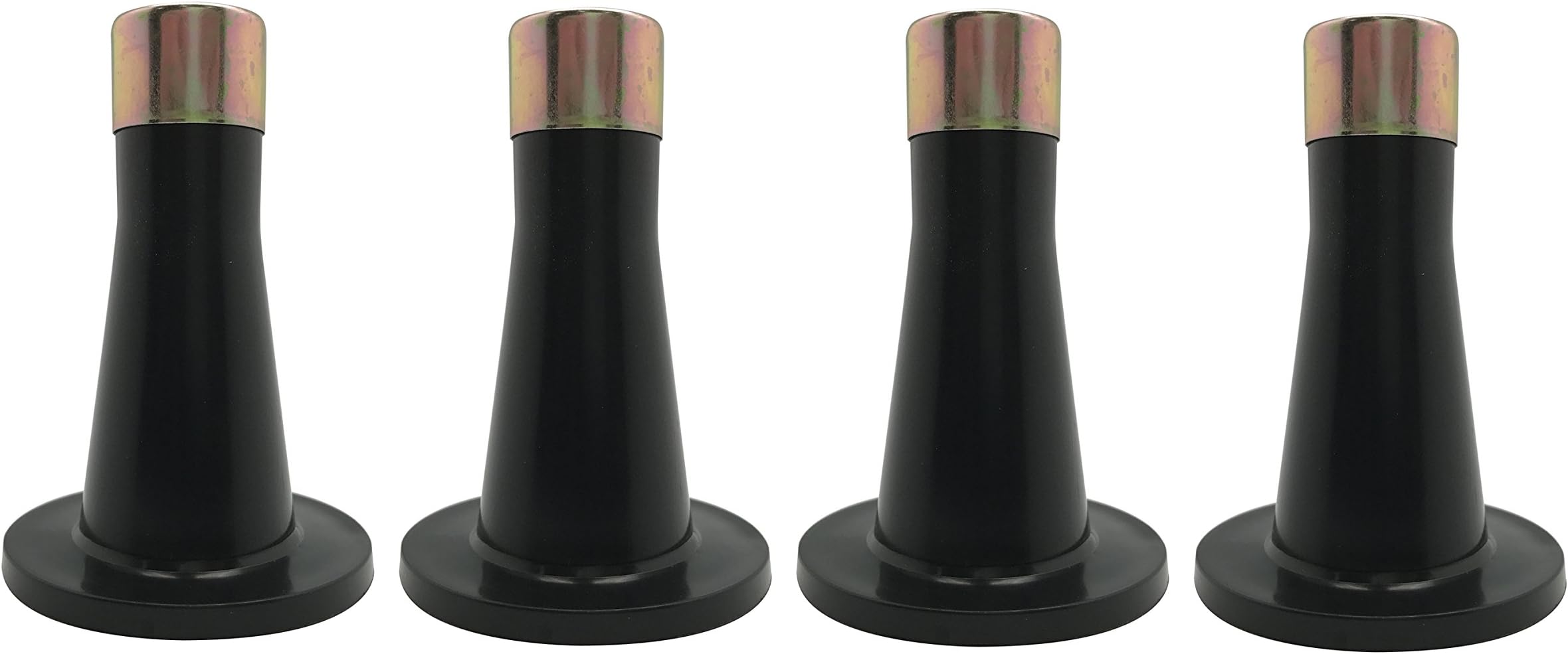 JSP Manufacturing Black Plastic 35/8” Bed Frame Feet/Glide