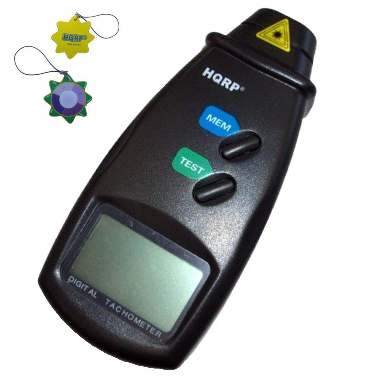 HQRP Digital Laser Photo Tachometer Non Contact Tach for Measuring Rotating Speed of Machines